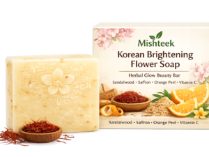 Korean Brightening Flower Soap herbal skin whitening and glowing beauty soap